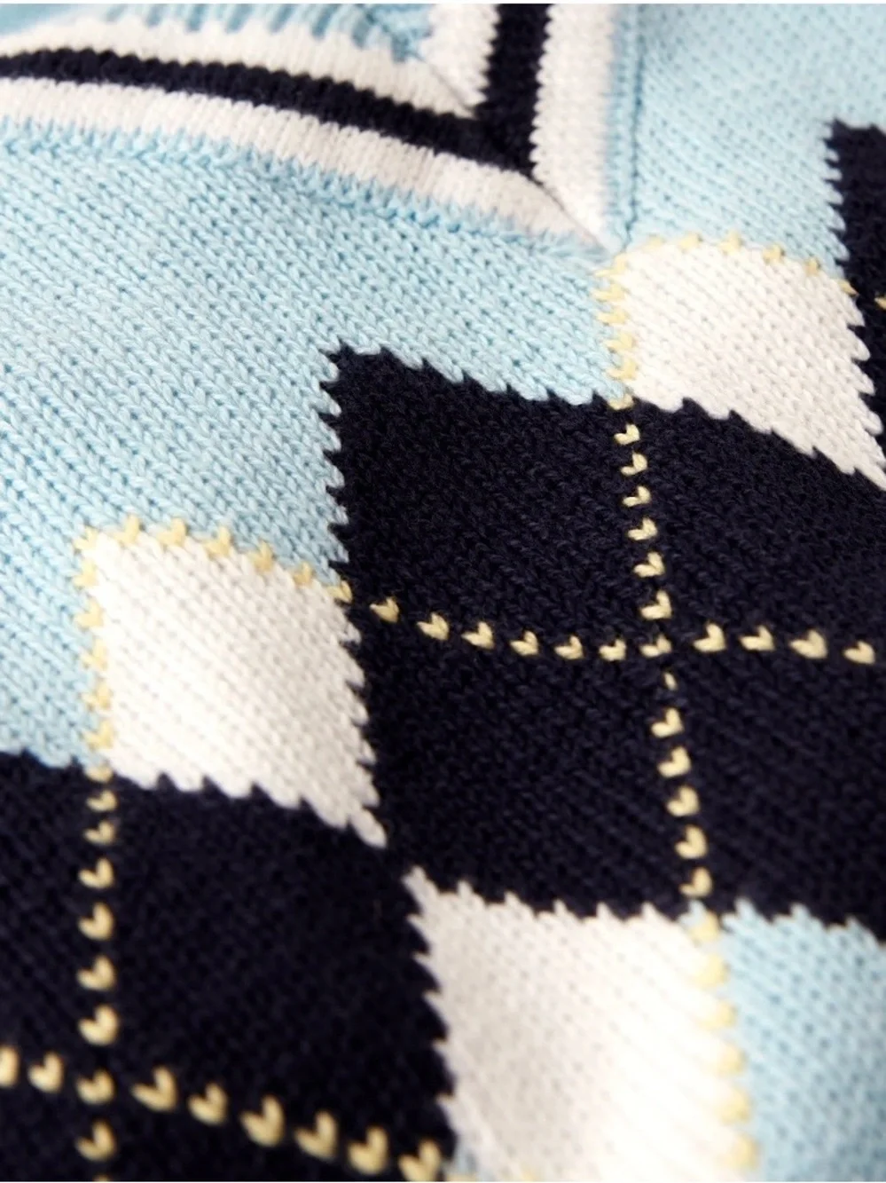 Gymboree Boys ‘Spring Jubilee’ Light Blue Argyle Sweater Vest with Socks Size 7
